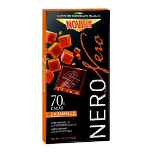 NOVI Czekolada Gorzka 70% z Solonym Karmelem 75g