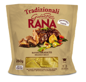 Ravioli z duszonym mięsem  RANA 250g 